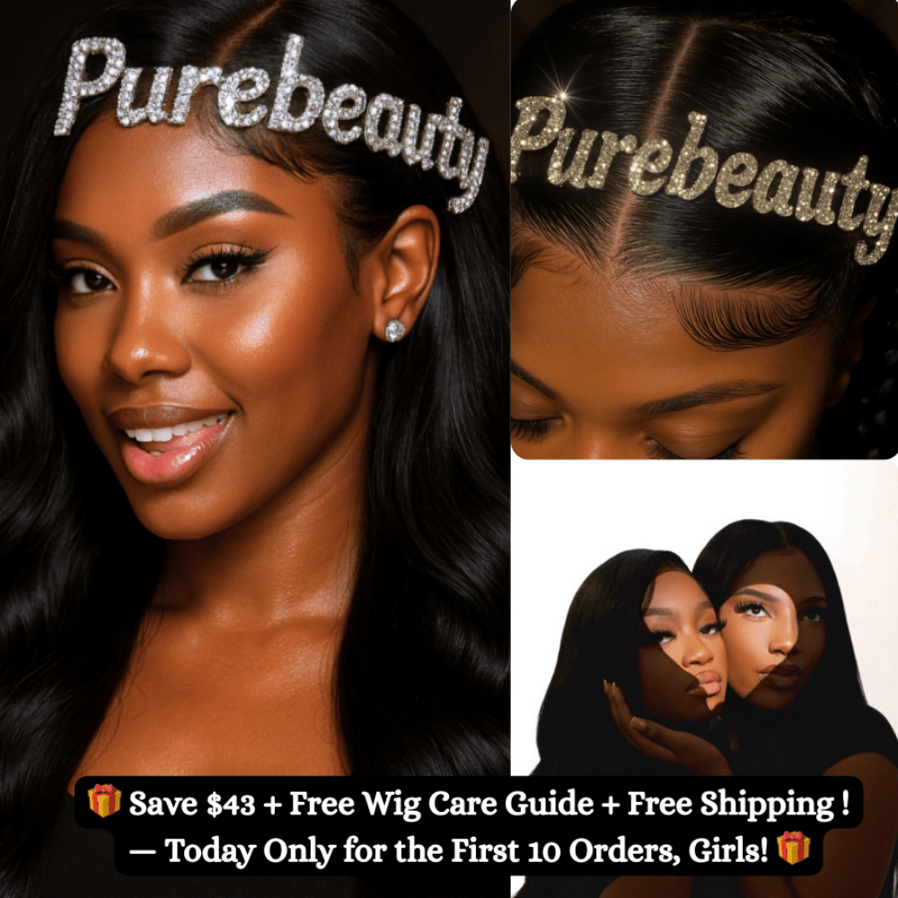 Purebeauty™ Body Wave Lace Front Wig – 100% Human Hair (Price varies by length & density) - PureBeauty