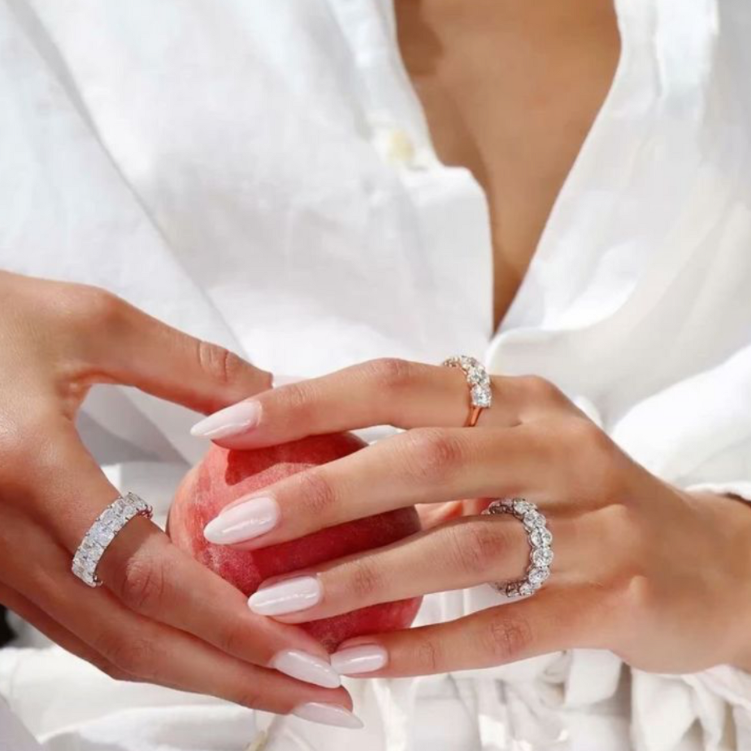 Modern Ring in 925 Sterling Silver – Verifiable Authenticity™ - PureBeauty 